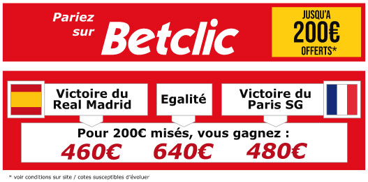 cotes psg real